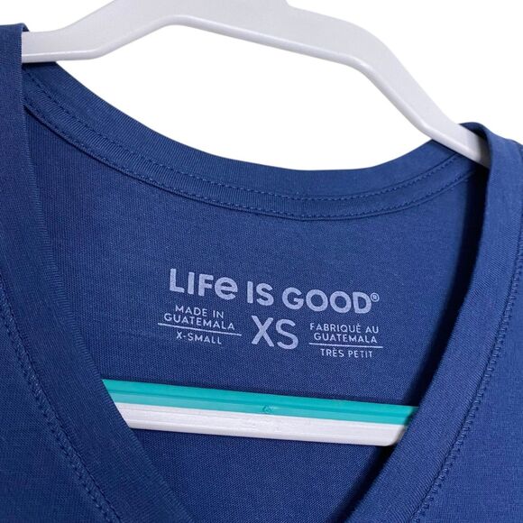 Lot of 2 Life Is Good T Shirt Womens XS Roses Jackie Mom Graphic Tee Beach NWT - Picture 15 of 16
